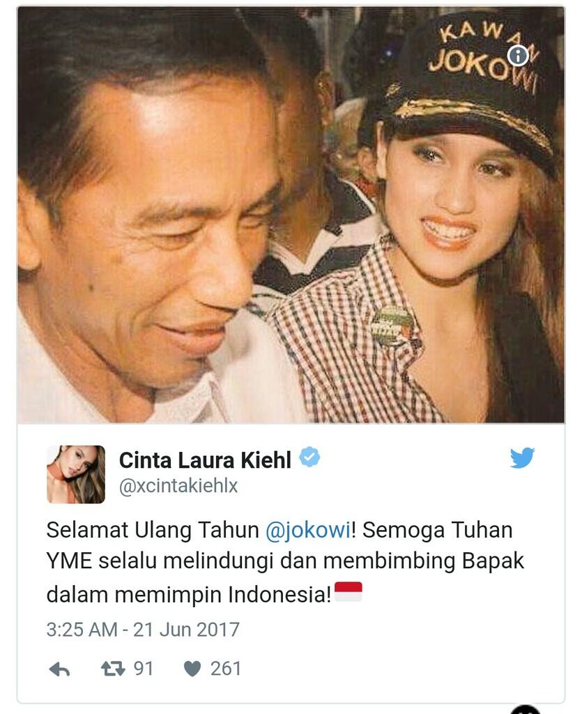 Doa Jokowi di Hari Ulang Tahunnya