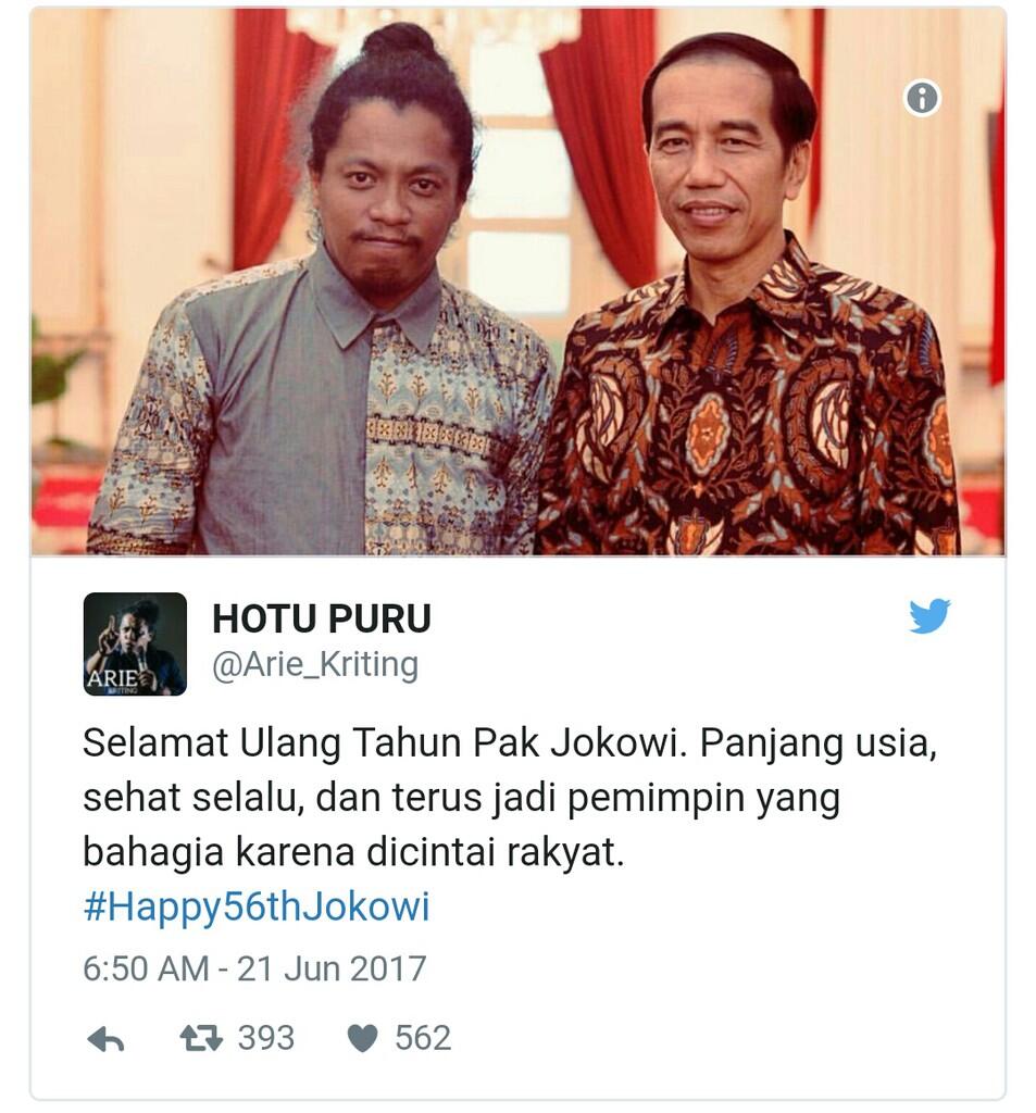 Doa Jokowi di Hari Ulang Tahunnya