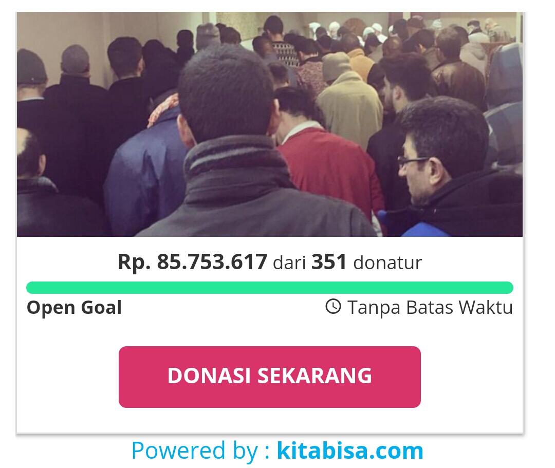 Komunitas Muslim Indonesia Bantu Pendirian Masjid di 3 Negara