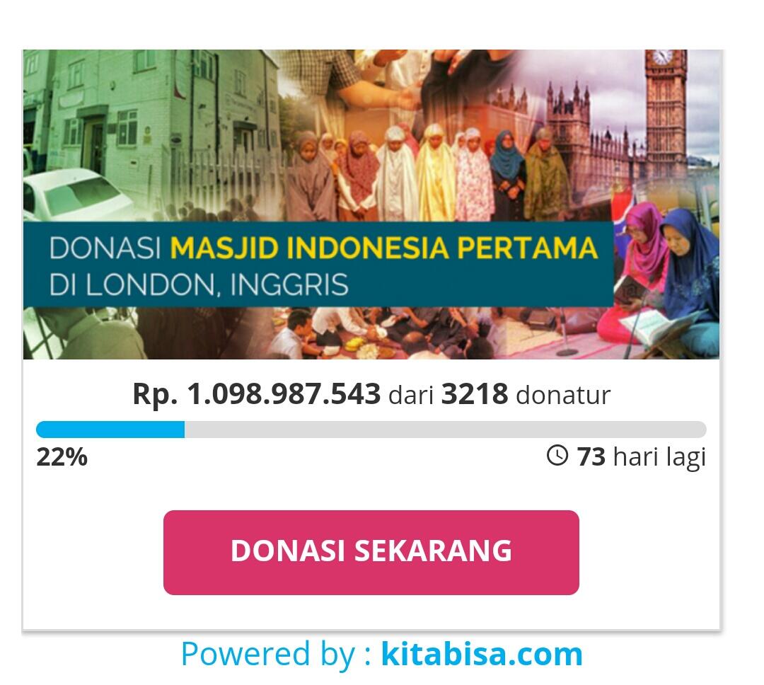Komunitas Muslim Indonesia Bantu Pendirian Masjid di 3 Negara