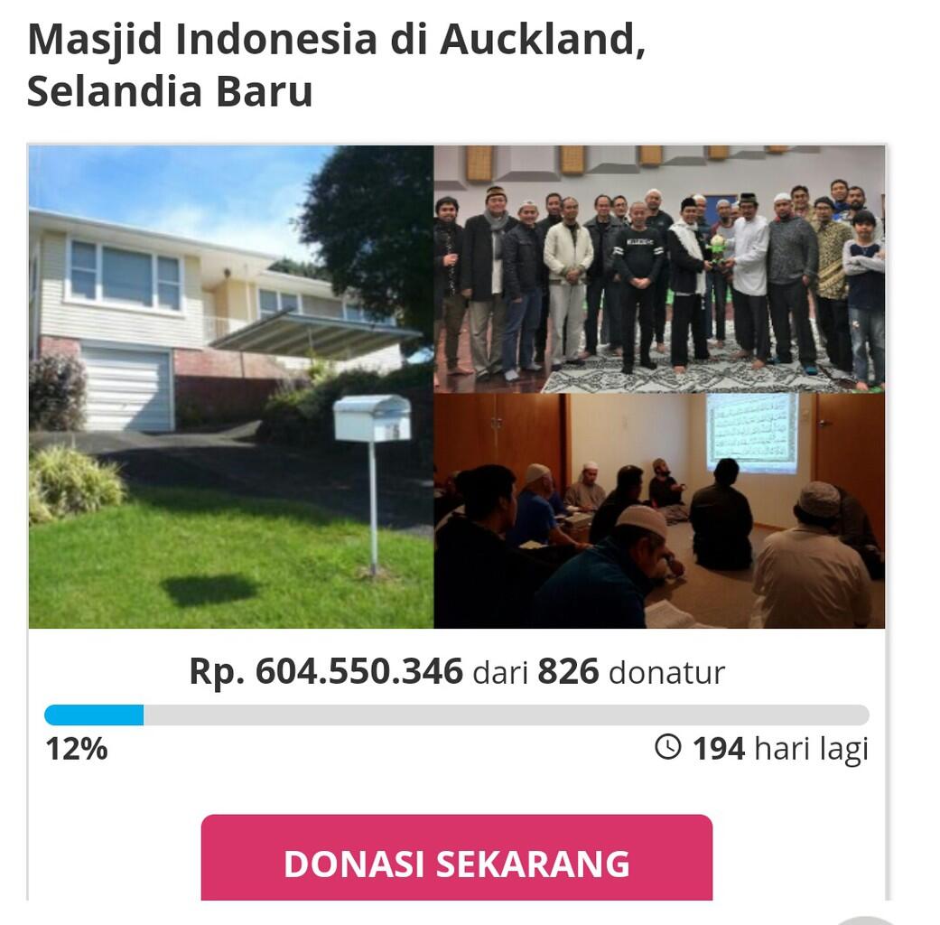 Komunitas Muslim Indonesia Bantu Pendirian Masjid di 3 Negara