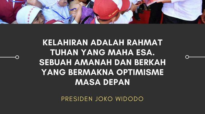 Doa Jokowi di Hari Ulang Tahunnya