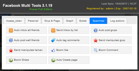 Facebook Multi Tools (FMT)