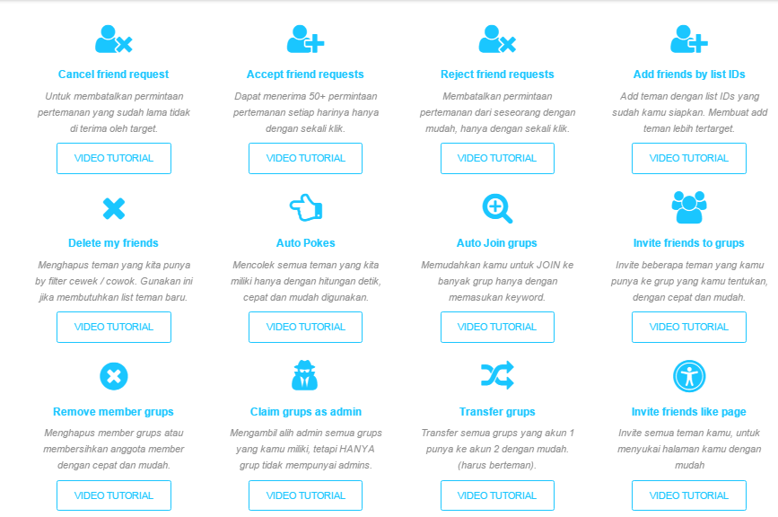 Facebook Multi Tools (FMT)