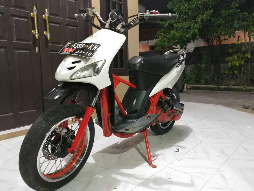 Download 90 Modifikasi Motor Mio Ke Trail Terbaru Dinding Motor