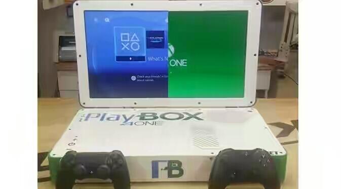 Console Modifikasi X box dan Playstation jadi PlayBox.