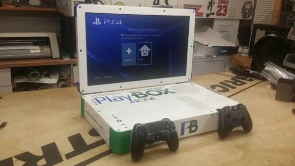 Console Modifikasi X box dan Playstation jadi PlayBox.