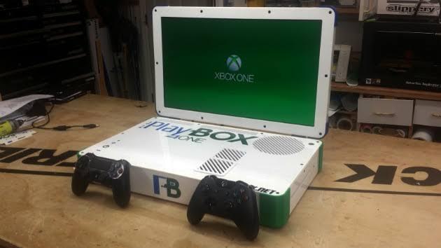 Console Modifikasi X box dan Playstation jadi PlayBox.