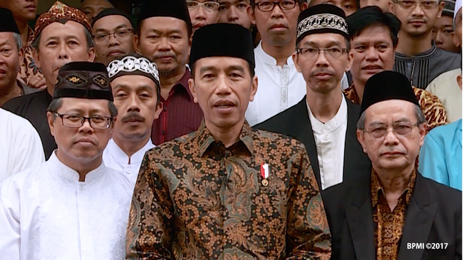 Jokowi: Selamat Hari Raya Idul Fitri 1 Syawal 1438 H