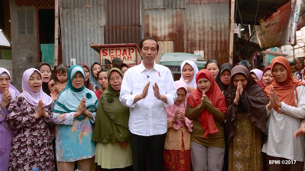 Jokowi: Selamat Hari Raya Idul Fitri 1 Syawal 1438 H