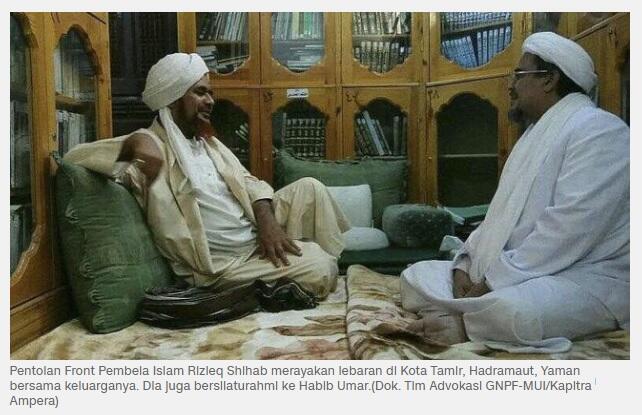 Rizieq Shihab Merayakan Lebaran di Yaman