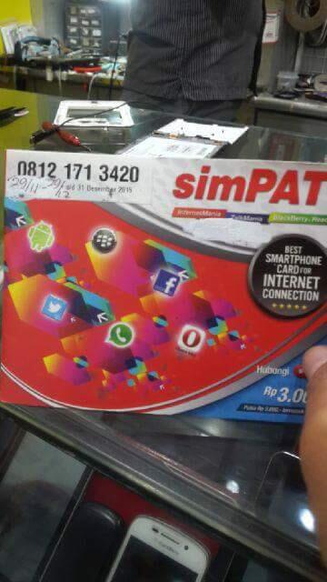 Kartu Simpati 11 digit di lelang zaman ORBA