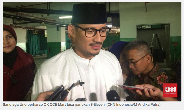 Sandiaga Harap OK OCE Mart Bisa Gantikan 7-Eleven