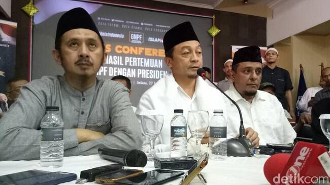 GNPF Bertemu Jokowi, Bachtiar Nasir: Tak Ada Puja-puji