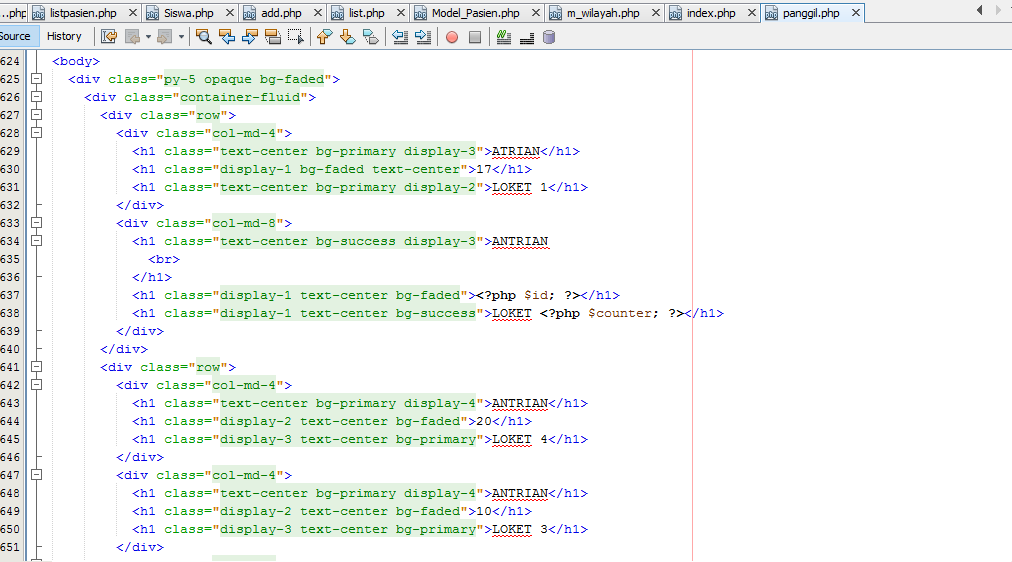 &#91;ask&#93; JQUERY AJAX client server panggilan nomor antrian