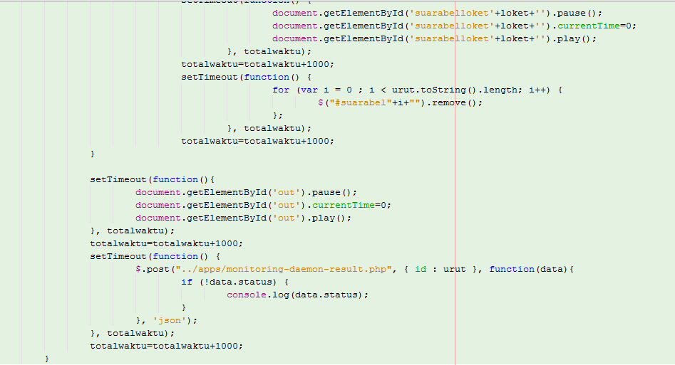 &#91;ask&#93; JQUERY AJAX client server panggilan nomor antrian