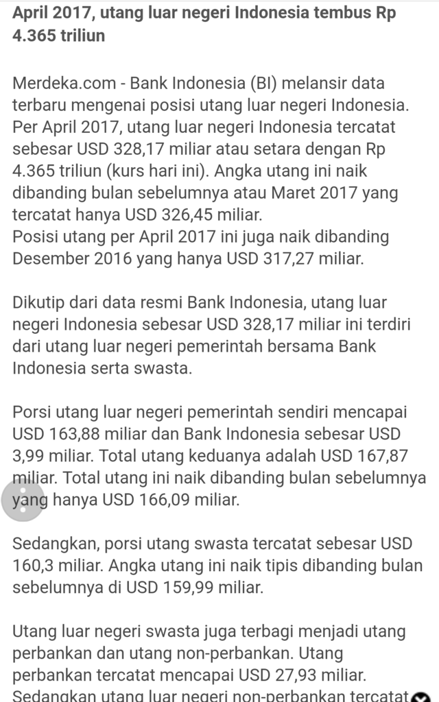 Jokowi-JK Ogah Utang Luar Negeri