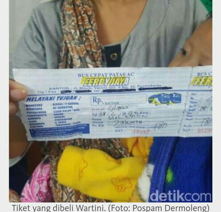 Keterlaluan! Pemudik Wanita Bawa Bayi Dipaksa Turun Dijalan