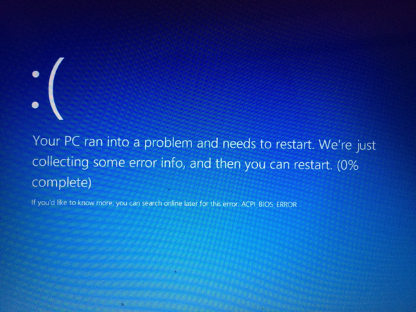 HELP (your pc ran into a problem and needs to restart