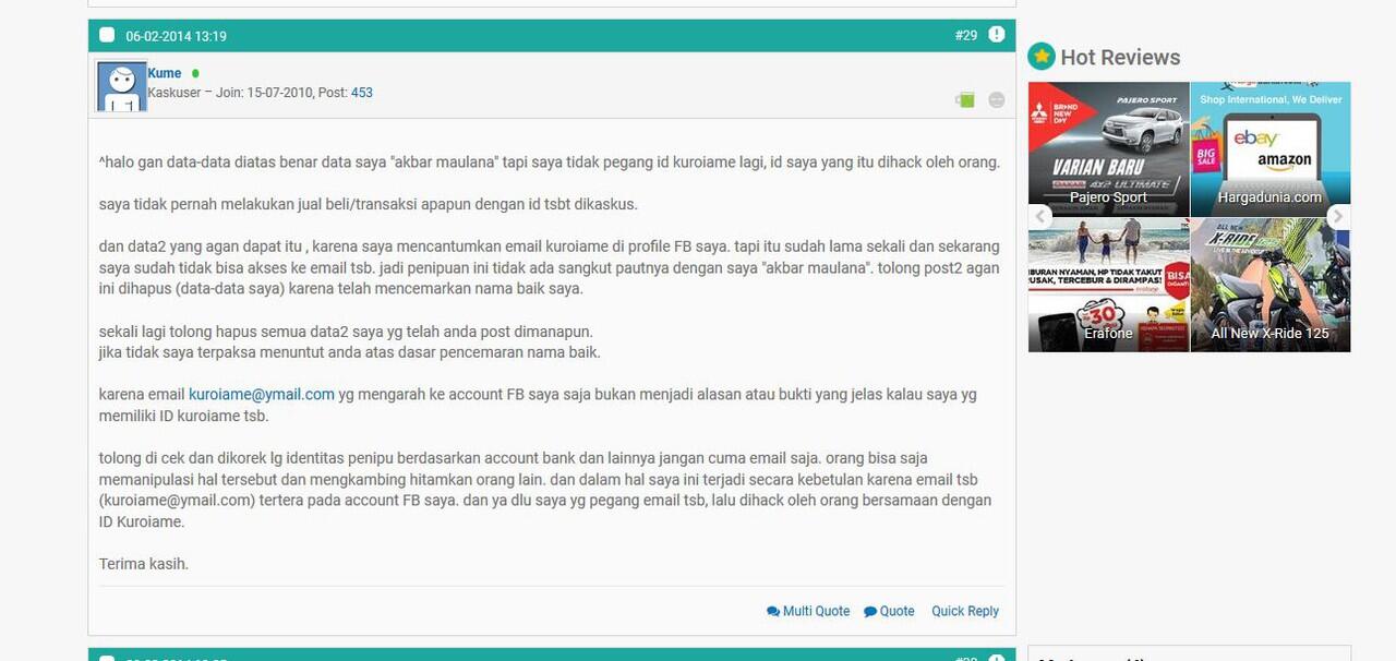 Surat Terbuka dan mohon bantuan pelacakan. Penipuan Balance bitcoin