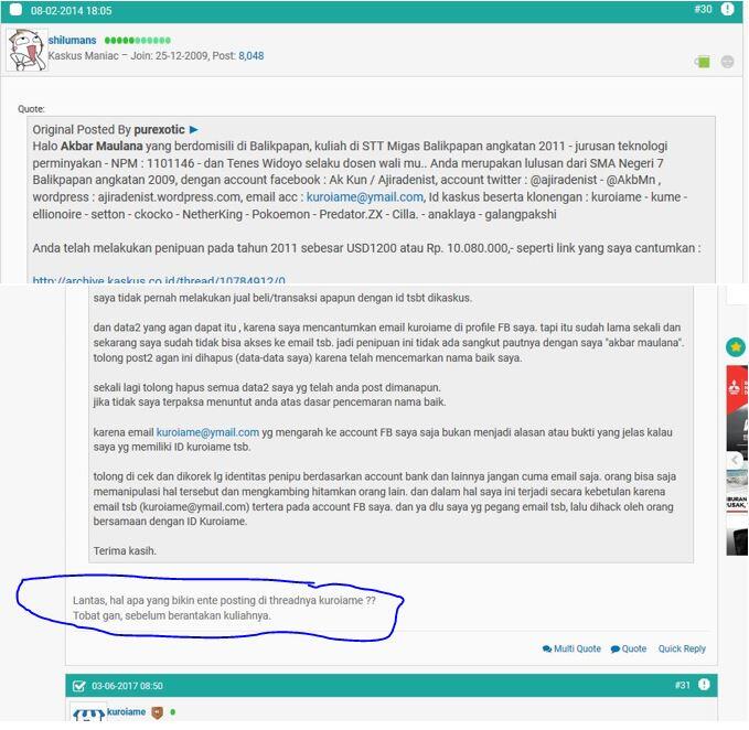 Surat Terbuka dan mohon bantuan pelacakan. Penipuan Balance bitcoin