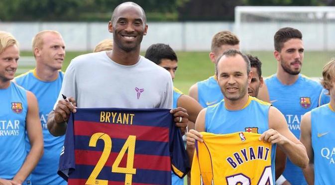 Barcelona Bukan Klub Pertama yang Dicintai Kobe Bryant
