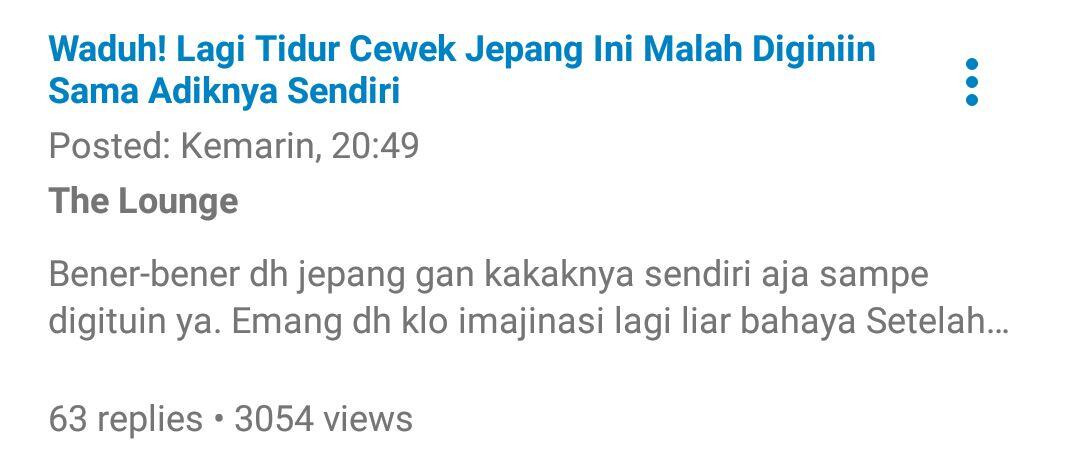 Waduh! Lagi Tidur Cewek Jepang Ini Malah Diginiin Sama Adiknya Sendiri