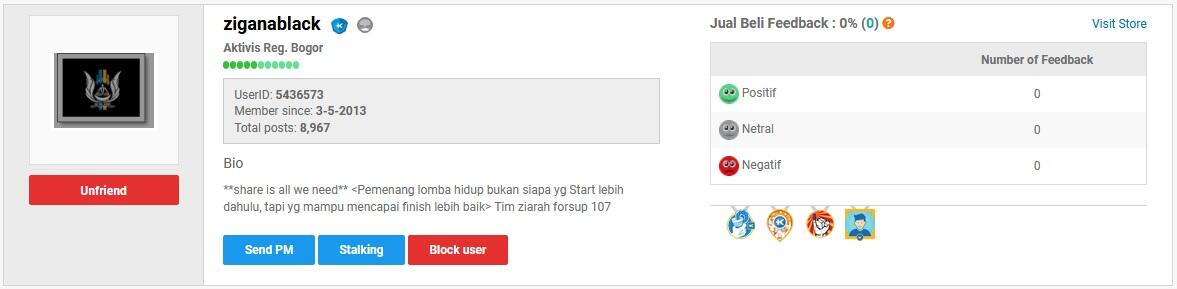 &#91;SELAMAT&#93; Ziganablack Aktivis Baru @kaskusbogor107