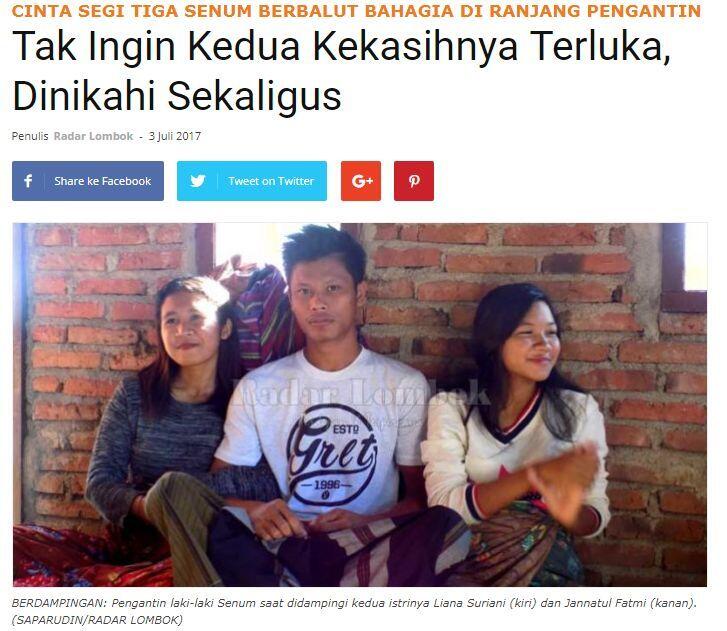 Tak Ingin Kedua Kekasihnya Terluka, Dinikahi Sekaligus