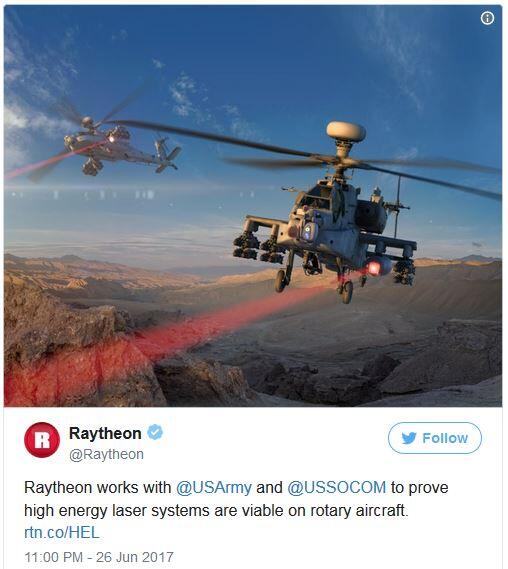 Laser-equipped helicopter zaps its first target, to defense contractor’s delight