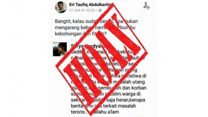 Polisi Tangkap Penyebar Hoax Serangan Teroris Mapolda Sumut