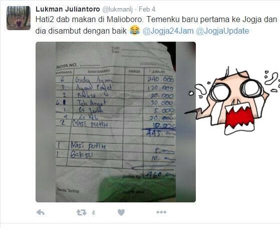 4 KASUS MAKAN DI WARUNG YANG HARGANYA MEROBEK HATI