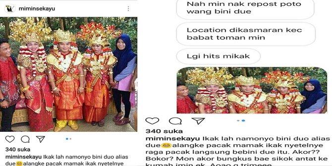 Beruntung, Pria ini Menikahi 2 Kekasihnya Sekaligus