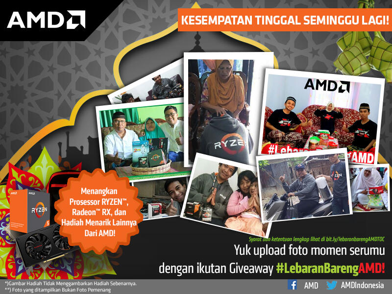 Mau Dapat AMD Ryzen dan Radeon RX 500 Series Gratis Gan? Masuk Sini