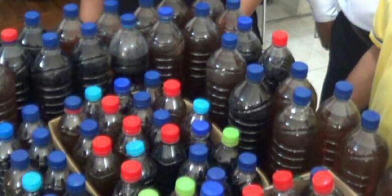 Sebuah Warung Miras Diduga Milik Oknum Anggota Polisi Digerebek