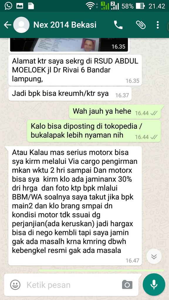 Waspada, Penipu Berkedok Dokter di Lampung Jual Motor Bekas