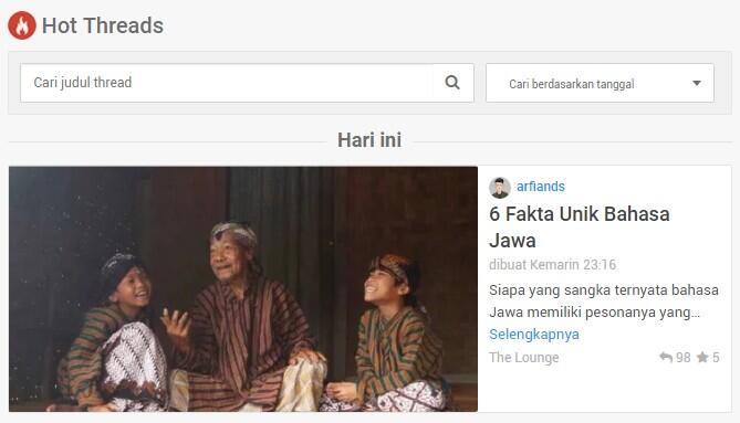 6 Fakta Unik Bahasa Jawa