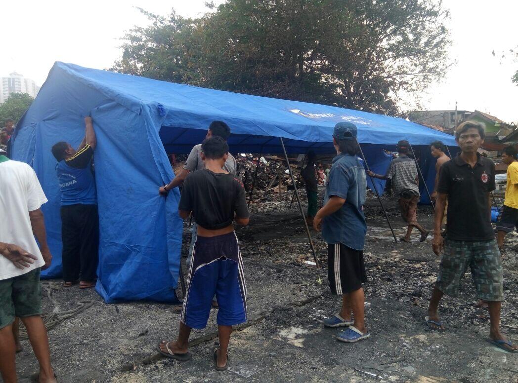 Kebakaran Menteng Atas, PSKB Distribusikan Bantuan