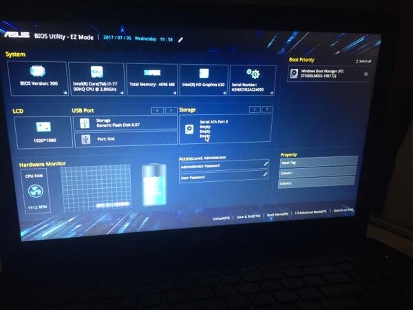 cara install windows di laptop asus
