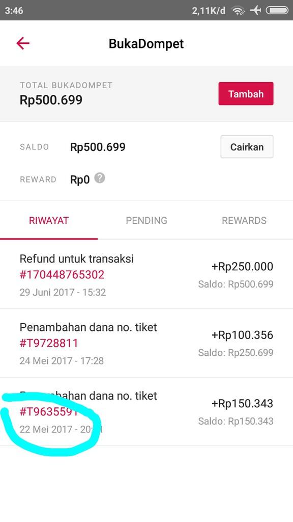 Saldo Bukalapak Dibekukan Tanpa Alasan