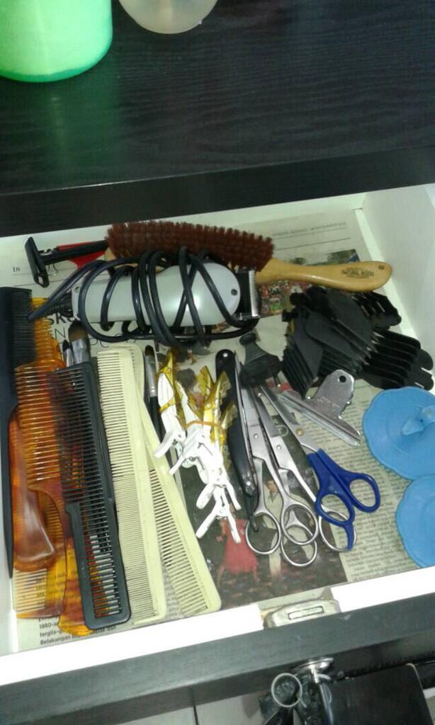 alat barbershop lengkap