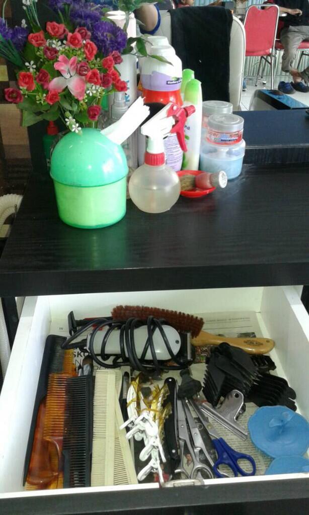 alat barbershop lengkap
