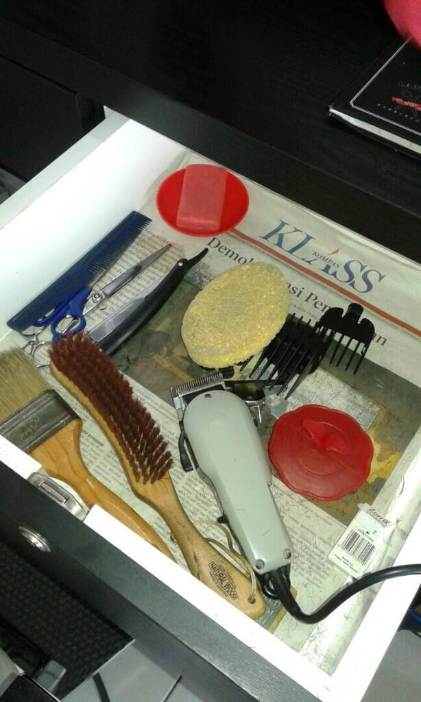 alat barbershop lengkap