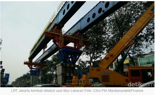 Proyek LRT Jakarta Dikebut, Ini Penampakannya Citra Fitri Mardiana - detikFinance