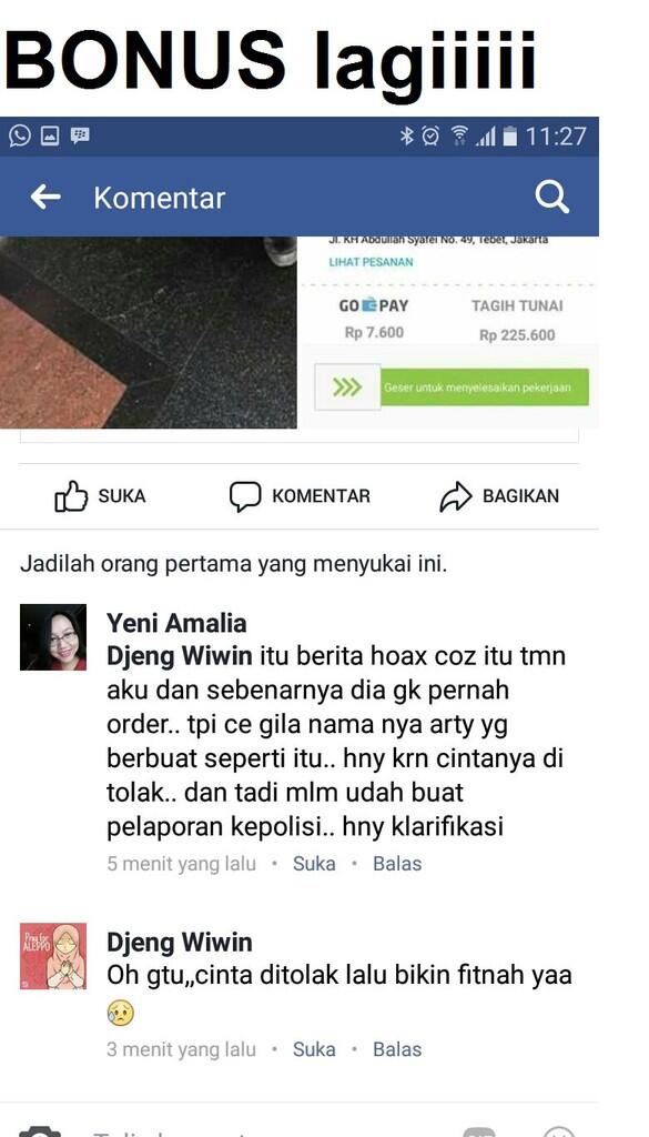 Cinta Ditolak Order Fiktif Go-Food Bertindak