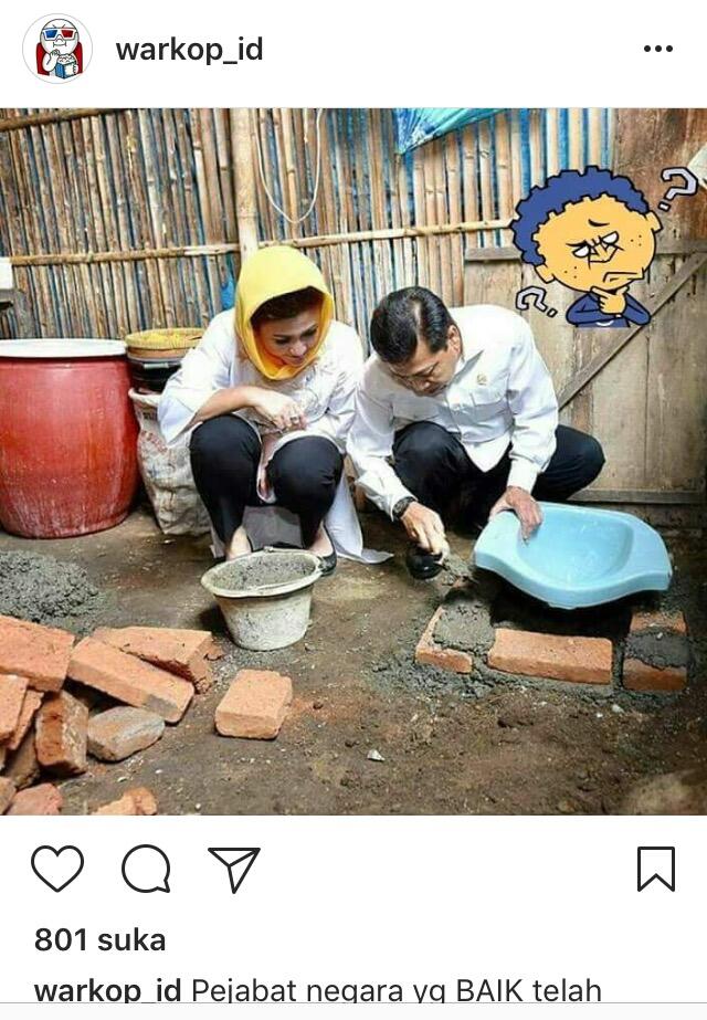 Poto Setnov ngecor WC ini jd Viral didunia maya