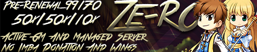 Ze-RO Pre-Rene 99/70 Middle rate Balance No MVP!