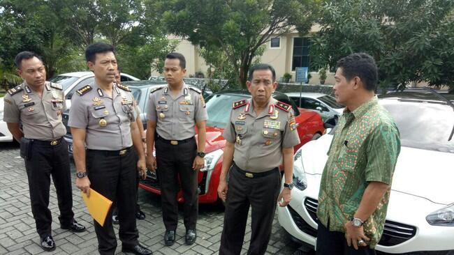 Begini Penampakan 18 Mobil Mewah Hasil Penilapan Pasutri di Kaltim