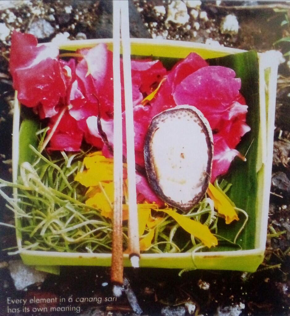 Symbols of Bali, Learn all about canang sari and Balinese black and white