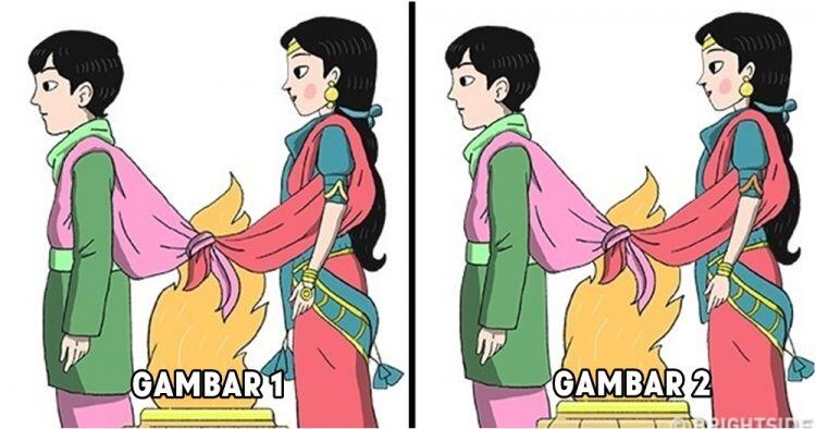 Cuma 5% orang di dunia bisa menjawab perbedaan di 5 pasang gambar ini